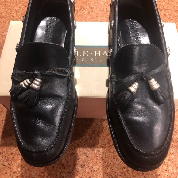 Cole Haan Shoes - Cole Haan Tassle Loafer with Silver Hardware